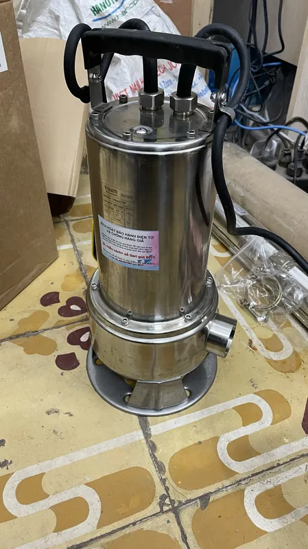 Bơm chìm nước thải inox Aquaris cho hầm bơm toà nhà Hà Nội